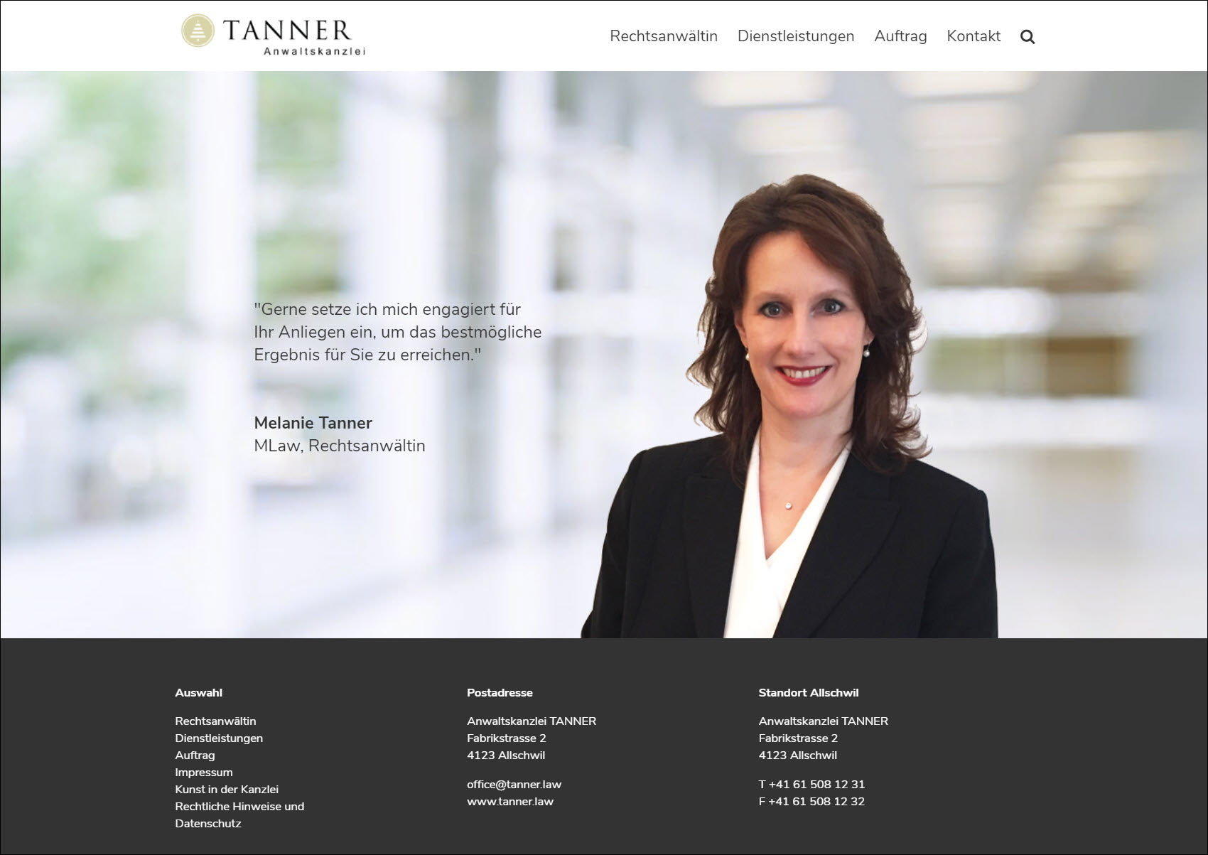 GoLive Anwaltskanzlei TANNER